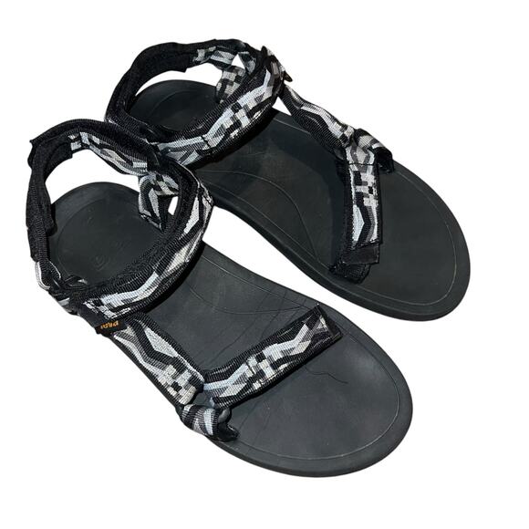 Men’s Teva Hurricane XLT 2 Black White Gray Sports Sandal SZ 6 main image 5